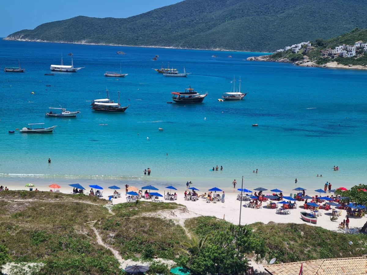 Cobertura Pe Na Areia Com Piscina Privativa E Vista Mar Na Praia Dos Anjos, Arraial Do Cabo, Para Ate 8 Pessoas Exteriör bild