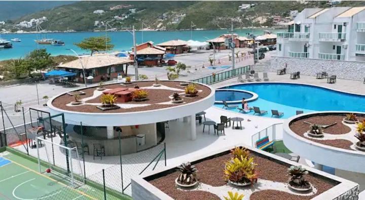 Cobertura Pe Na Areia Com Piscina Privativa E Vista Mar Na Praia Dos Anjos, Arraial Do Cabo, Para Ate 8 Pessoas Exteriör bild